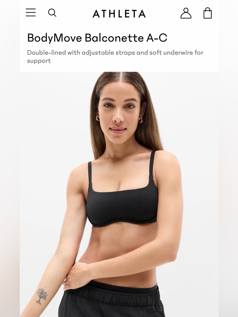 Athleta VitaForm Balconette Bra (Women’s XL - A-C Cups) - Picture 5 of 8